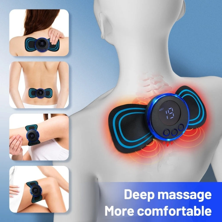 SC-195B Mini Cervical Massage Stickers EMS Pulse Meridian Therapy Instrument