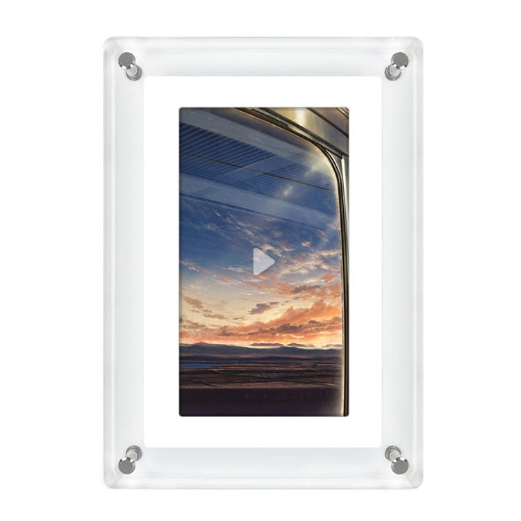 5 Inch HD Digital Photo Frame Crystal Advertising Player 1080P Motion Video Picture Display Player Reluova