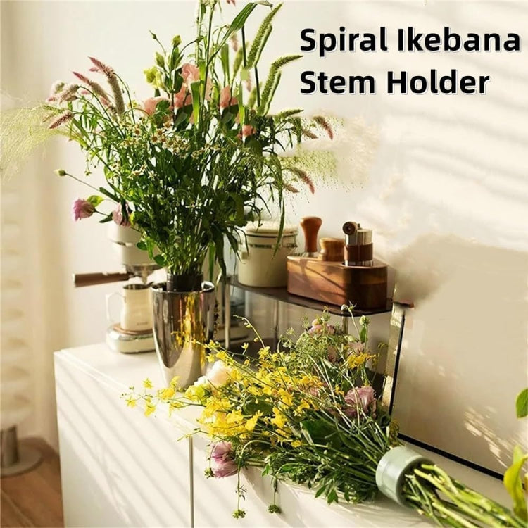 Spiral Ikebana Stem Holder for Vases DIY Bouquet Twister Flower Arrangement Holder My Store