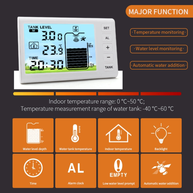 Underground Open Measurement Ultrasonic Liquid Level Meter Reluova