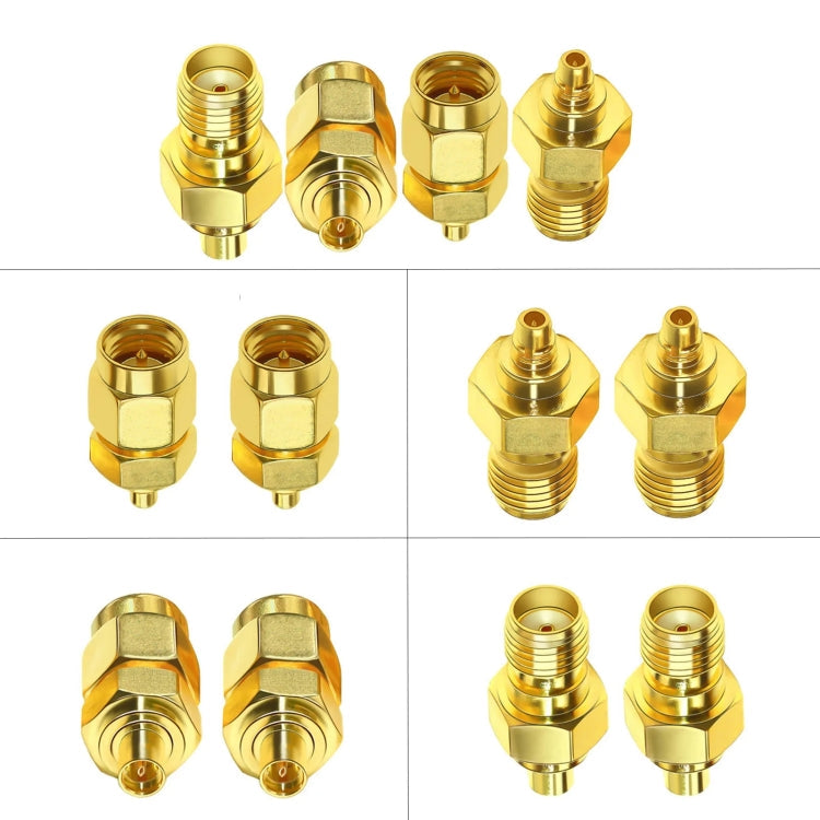 Coaxial Adapter Kit Brass Coaxial Connector RF Antenna Adapter