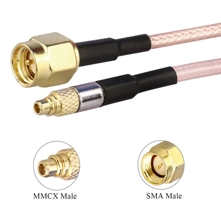 RG316 15cm Coaxial Extension Cable SMA To MMCX Adapter Cable Reluova