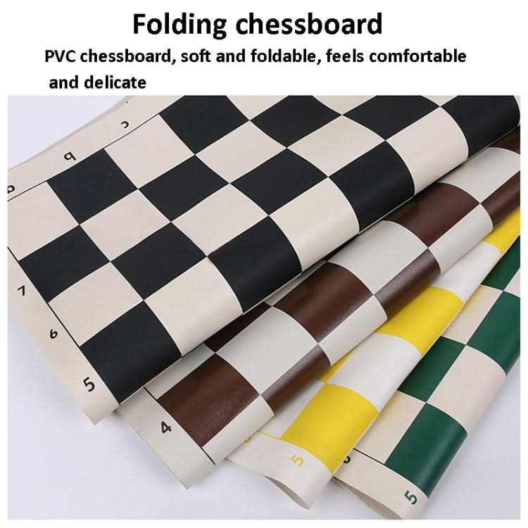 Bucket Plastic Chess Foldable Leather Chess Board Reluova