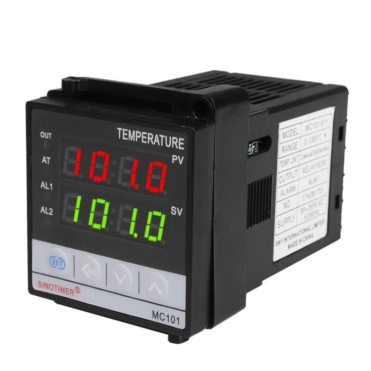 SINOTIMER MC101 Universal Input Short Case PID Intelligent Temperature Controller Meter Heating Cooling Relay SSR Solid State Output Reluova