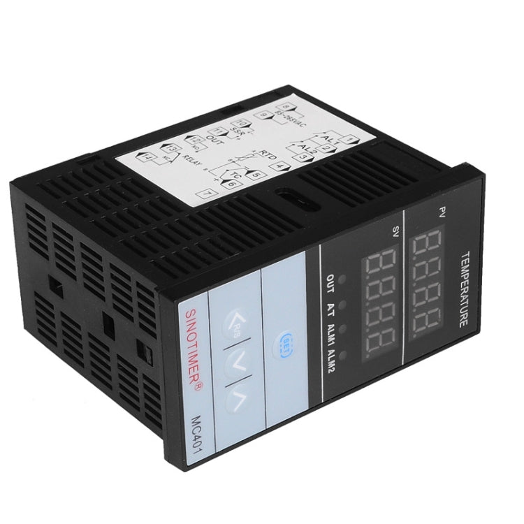 SINOTIMER MC401 Universal Input Short Case PID Intelligent Temperature Controller Meter Heating Cooling Relay SSR Solid State Output Reluova