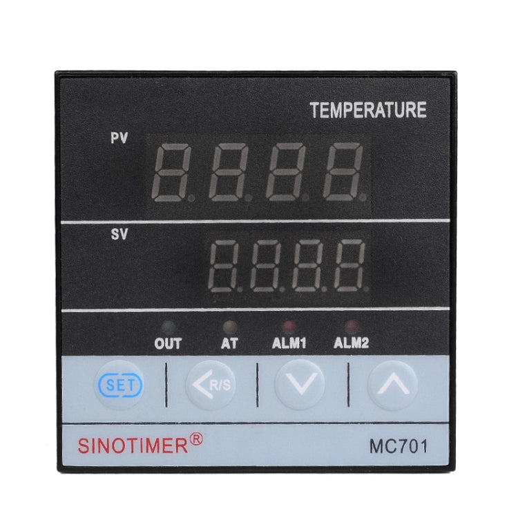 SINOTIMER MC701 Universal Input Short Case PID Intelligent Temperature Controller Meter Heating Cooling Relay SSR Solid State Output Reluova