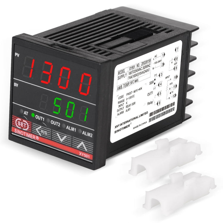 SINOTIMER XY501 Short Shell Intelligent PID Temperature Control Instrument Heating Refrigeration Relay SSR Solid State Output Reluova