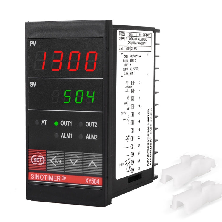 SINOTIMER XY504 Smart Temperature Control Instrument Short Case PID Heating Refrigeration Relay SSR Solid State Output Reluova