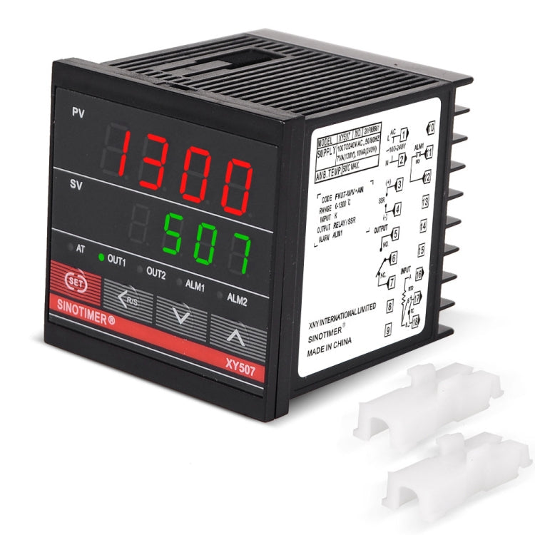 SINOTIMER XY507 Smart Temperature Control Instrument Short Shell PID Heating Relay SSR Solid State Output Reluova