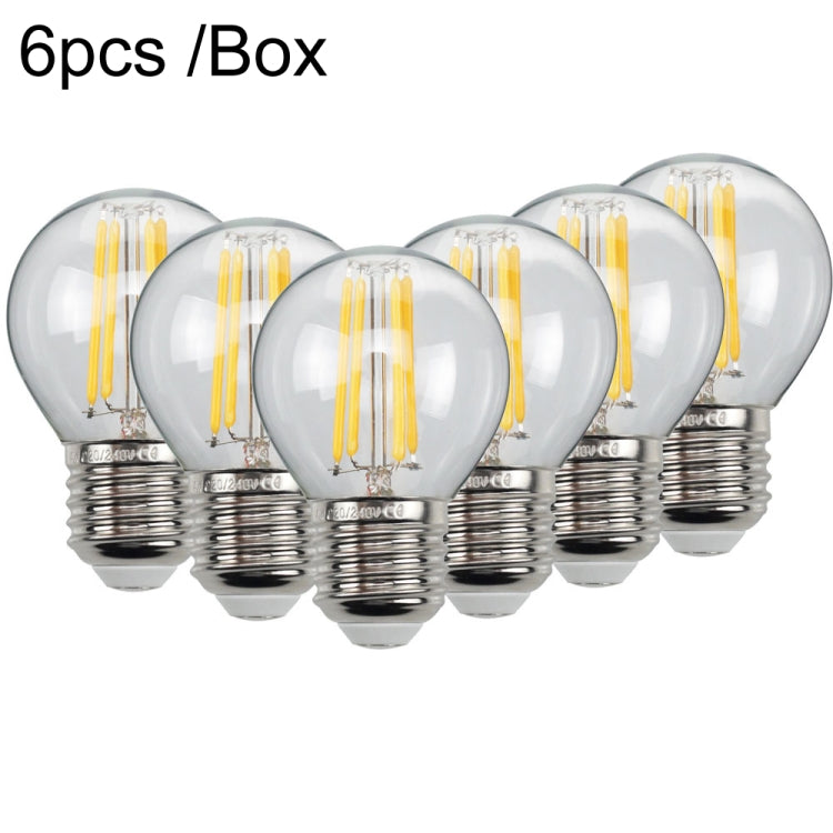 6pcs /Box G45 Bulb LED Lamp Fixture Illuminator Vintage Filament Lights My Store