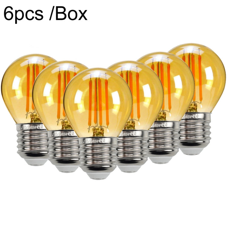 6pcs /Box G45 Bulb LED Lamp Fixture Illuminator Vintage Filament Lights My Store