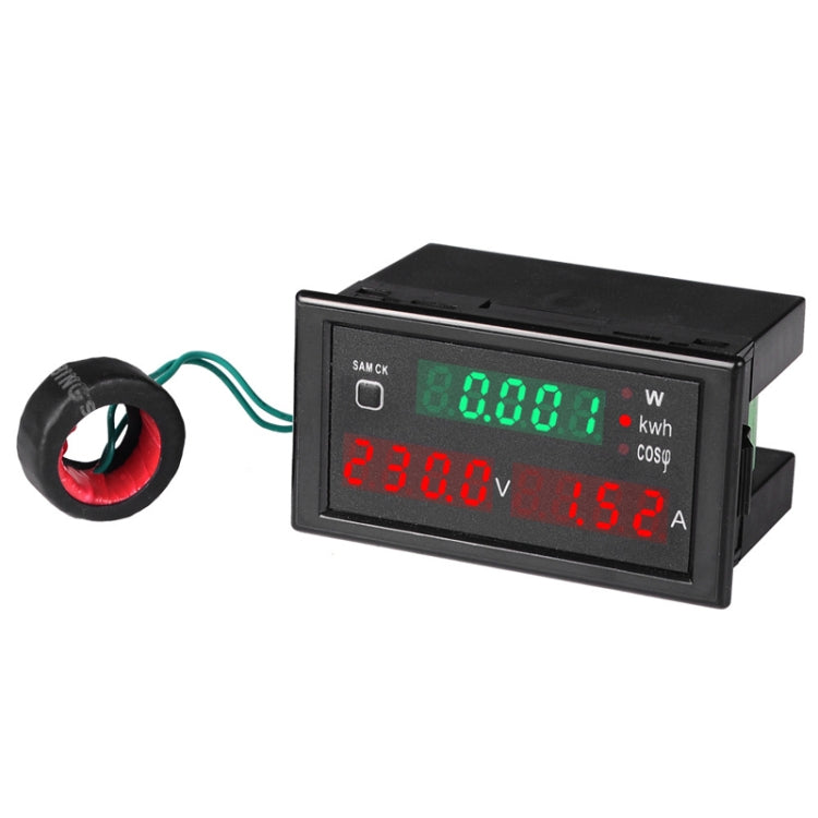 SINOTIMER SPM001 AC LED Digital Voltmeter Frequency Factors Meter Power Monitor Reluova