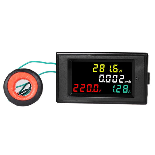 SINOTIMER SPM002 Liquid Crystals AC Digital Voltage And Current Meter Power Monitor Reluova