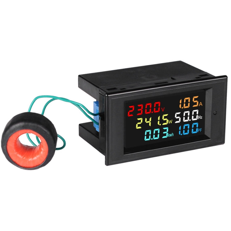 SINOTIMER SPM003 AC LED Digital Voltmeter Frequency Factors Meter Power Monitor Reluova