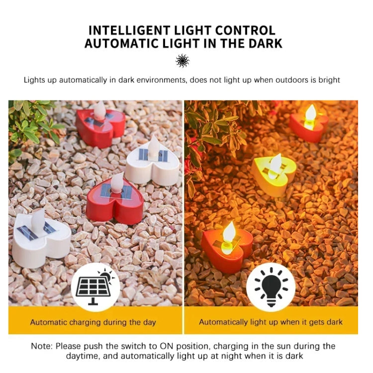 Solar Candle Light Outdoor Courtyard Villa Garden Waterproof Decoration Light My Store