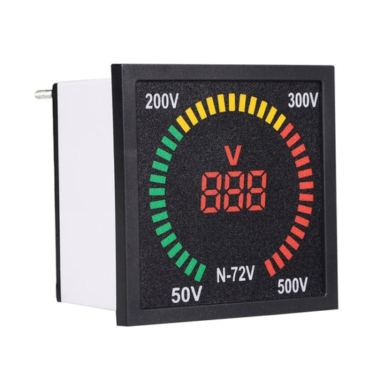 SINOTIMER N-72V AC Voltage Signal Indicator Square Turntable LED Digital Display Voltmeter Reluova