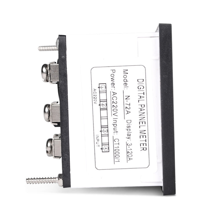 SINOTIMER N-72A AC Current Signal Indicator Square Turntable LED Digital Ammeter Reluova