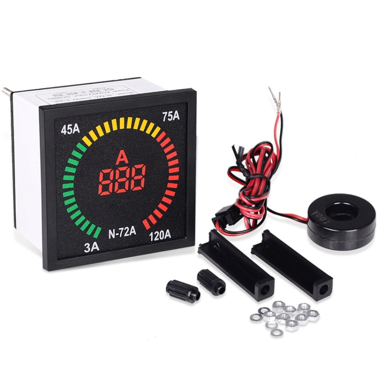 SINOTIMER N-72A AC Current Signal Indicator Square Turntable LED Digital Ammeter Reluova