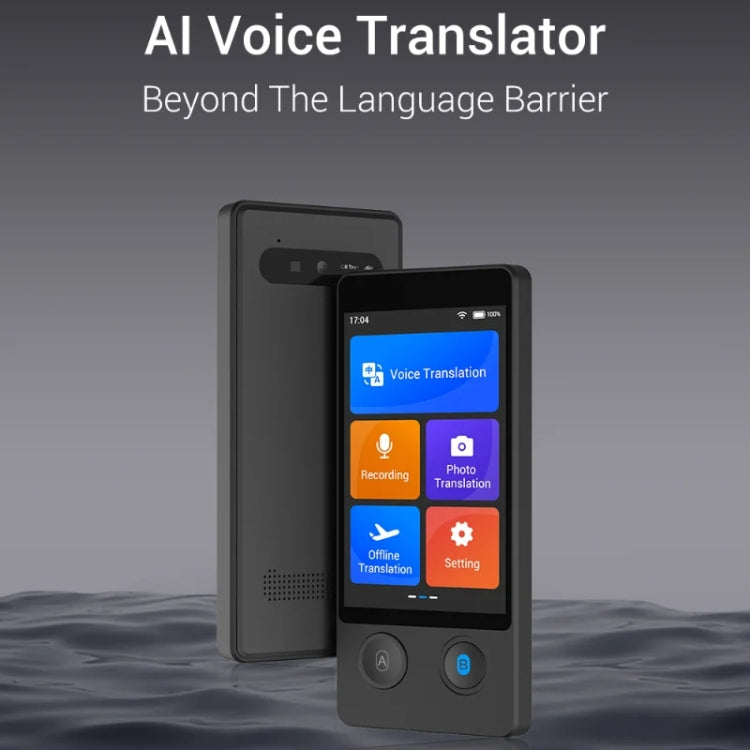 Hishell W12 144 Languages AI Voice Translator Smart Camera Translator Offline Dialogue Real-Time Mutual Translation