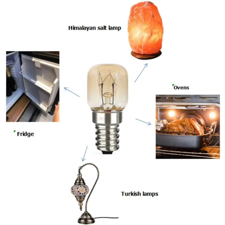 E14 Salt Crystal Lamps High Temperature Resistant Oven Light Bulb My Store