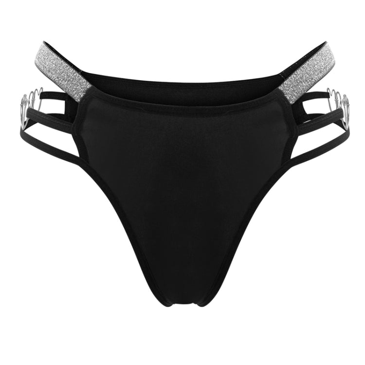 Women Sexy Heart Button Breathable Briefs Low Rise Thong