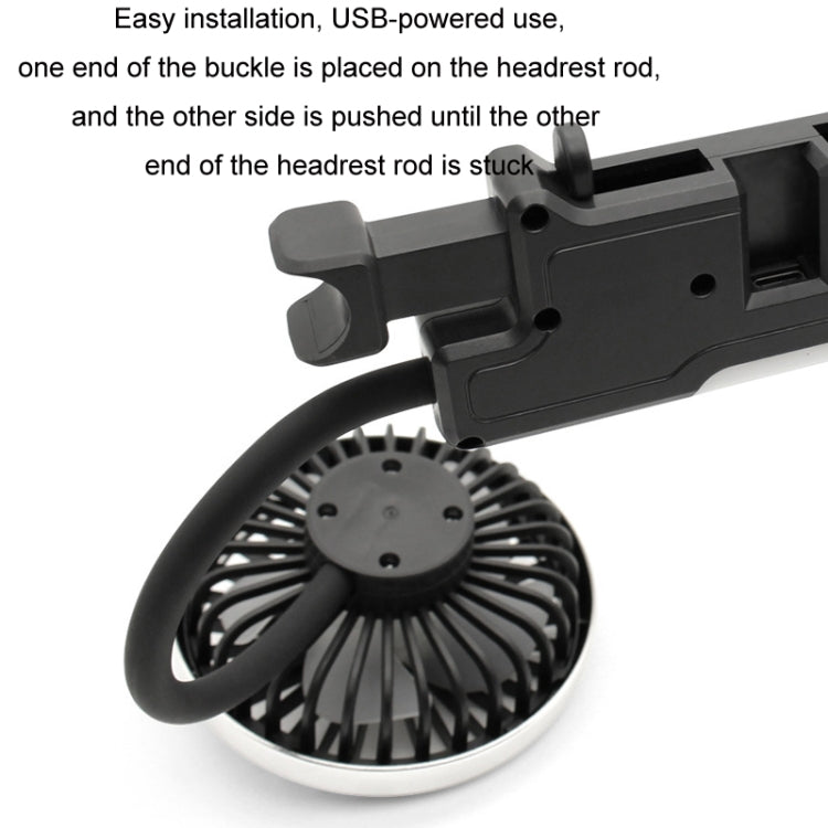 Car Double-head Hose Seat Fan with Light ÎҵÄÉ̵ê