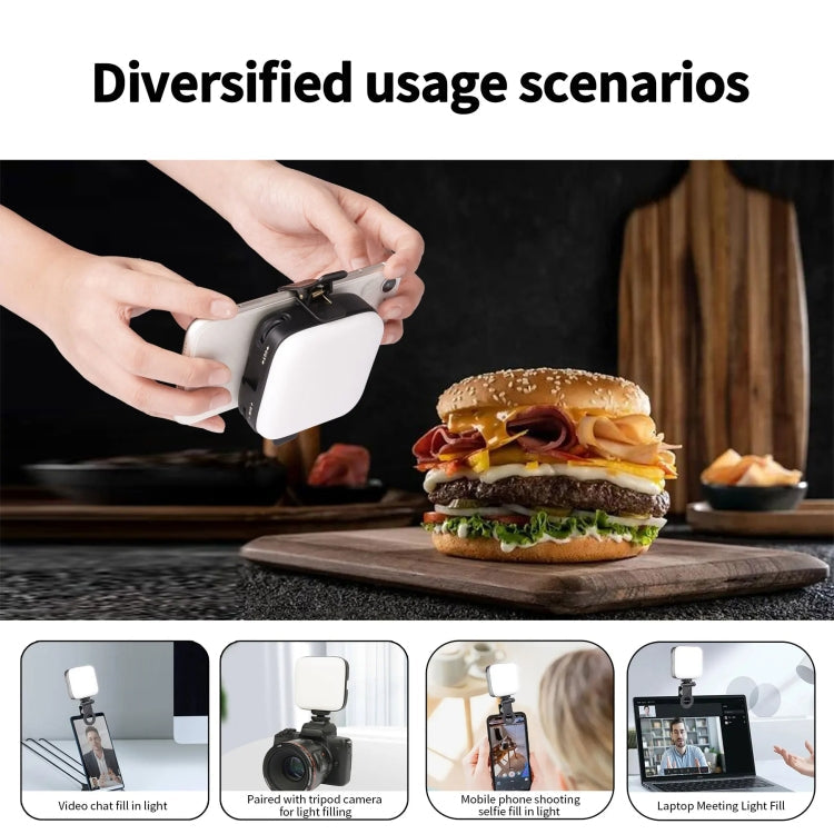 Desiontal V90 Mobile Phone Live Beauty Fill Light LED Pocket Light USB Charging Tofu Lamp Reluova