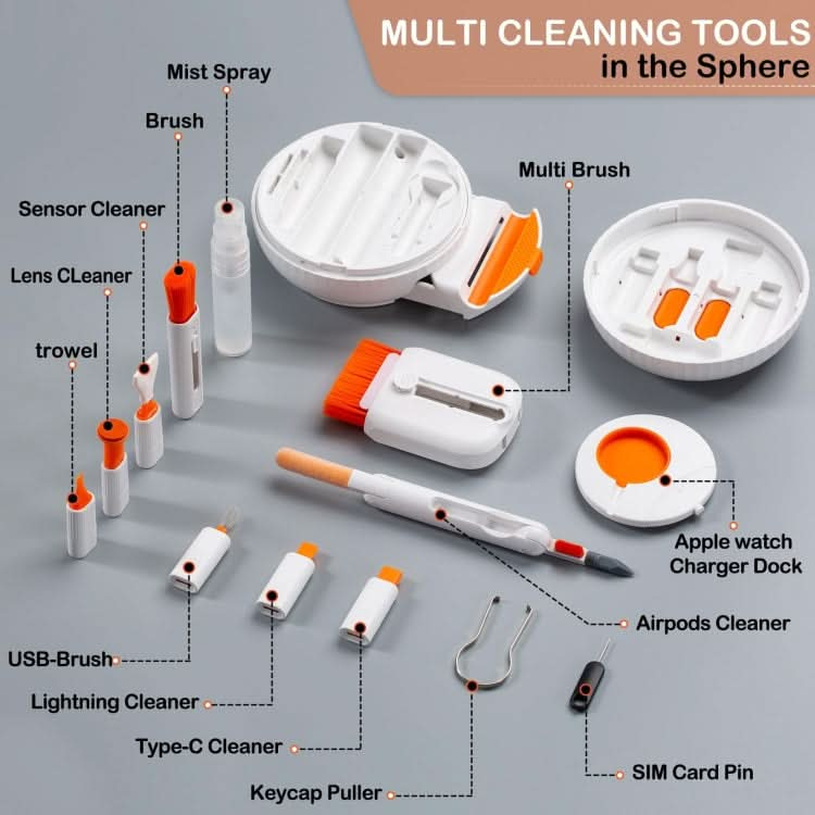 25 In 1 Electronics Cleaner KIT for Mobile Phone, Earbud, Laptop, Keyboard, Screen Clean Brush