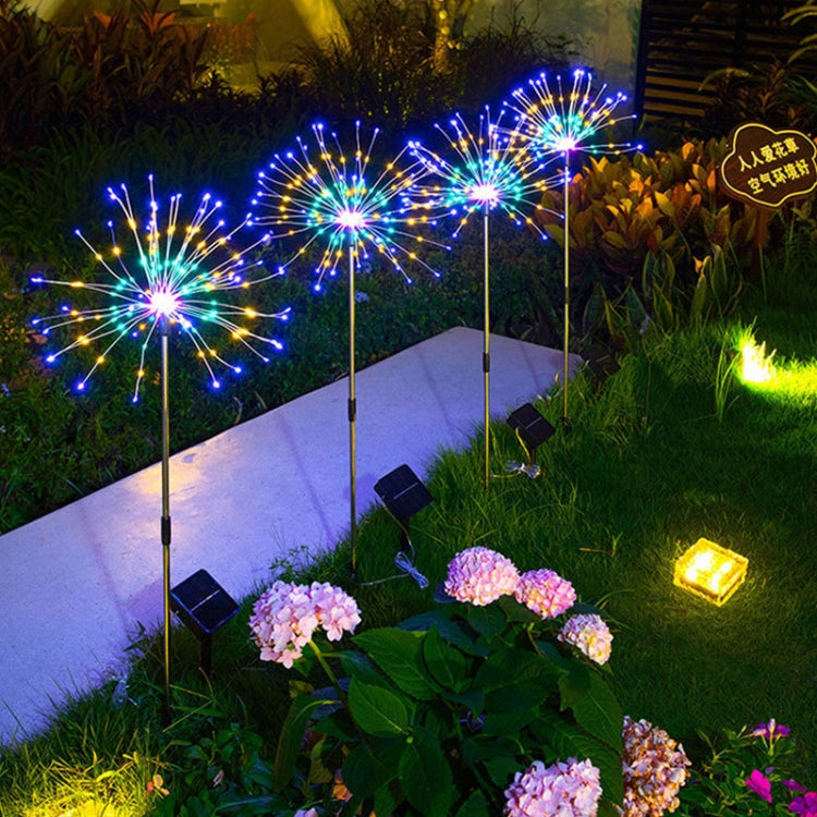 Solar Fireworks Lamp Grass Globe Dandelion Flash String With Remote Control My Store