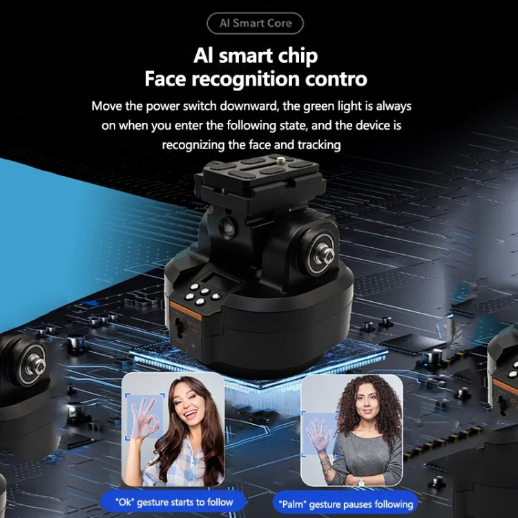 ZIFON YT-2000 Intelligent Electric Gimbal Rocker Panoramic Rotation Face Tracking Cell Phone Camera Live Streaming Artifact