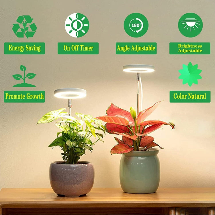 LED Angel Ring Plant Growth Light Imitation Sunlight Telescopic Plant Fill Light My Store