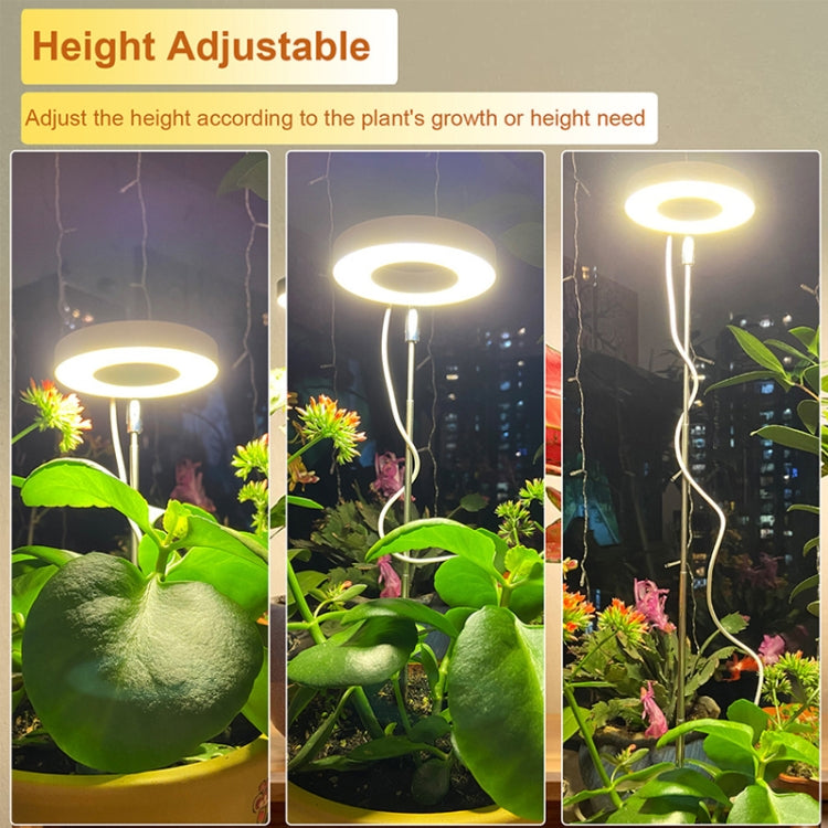 LED Angel Ring Plant Growth Light Imitation Sunlight Telescopic Plant Fill Light My Store