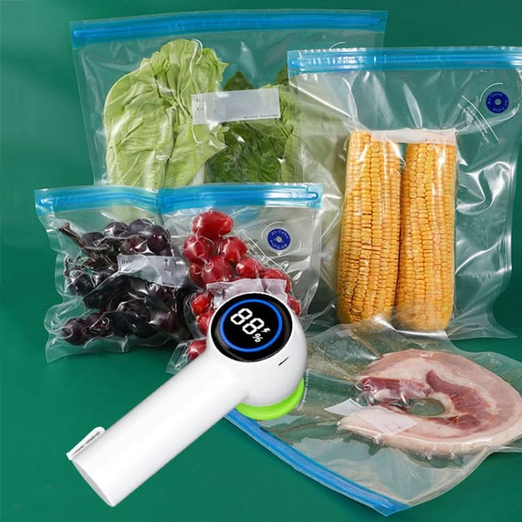 KZ-90 Digital Display Handheld Fresh-Keeping Bag Bottle Vacuum Sealer Reluova