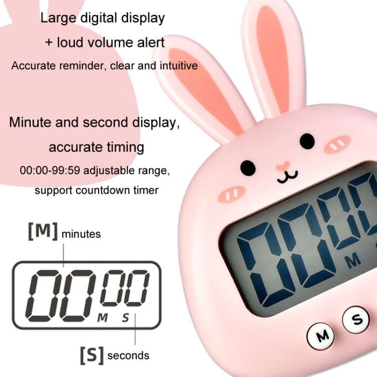 Cartoon Electronic Timer Magnetic Student Study Time Manager Reluova