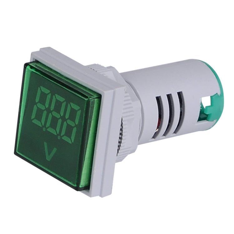 SINOTIMER ST17V AC Voltage Signal Indicator 22mm Square LED Digital Display Voltage Head AC 60-500V Reluova