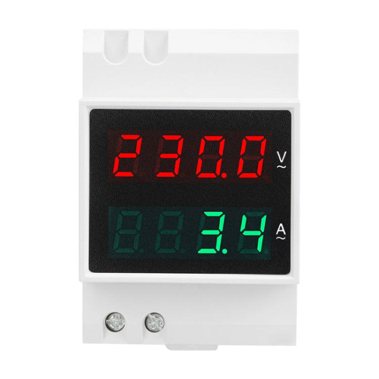 SINOTIMER SDM003-F 4 Digits Display DIN-Rail Single Phase AC Dual Display Voltage And Current Meter Reluova