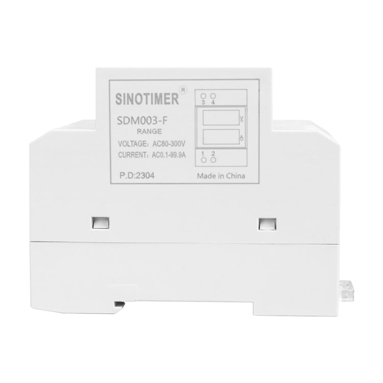 SINOTIMER SDM003-F 4 Digits Display DIN-Rail Single Phase AC Dual Display Voltage And Current Meter Reluova