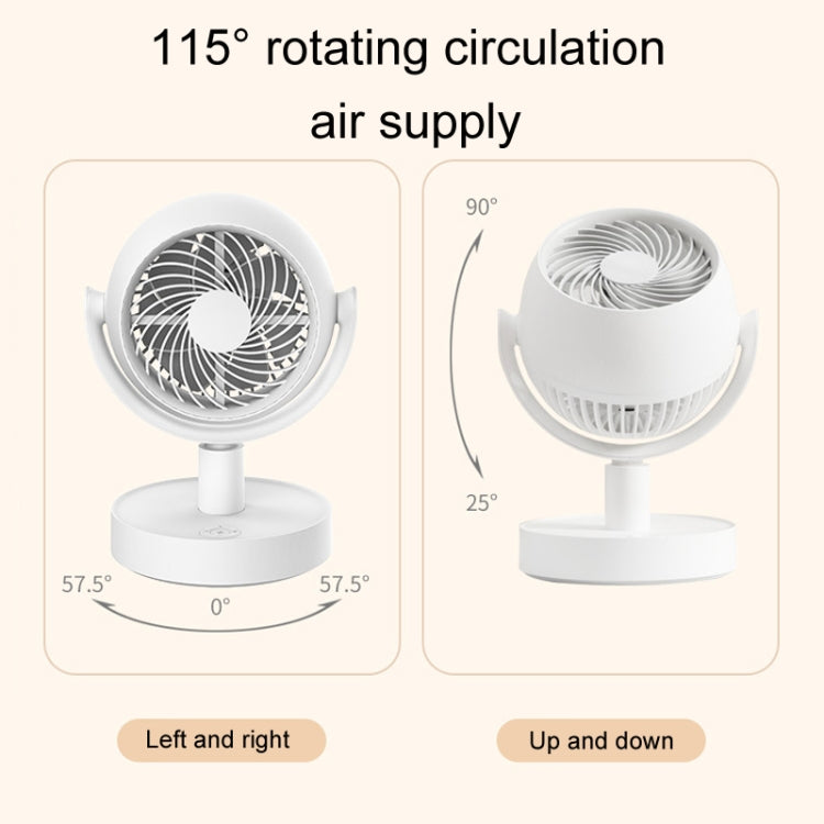 Desktop Air Circulation Fan Household Office Compact Mute Electrical Fan Reluova