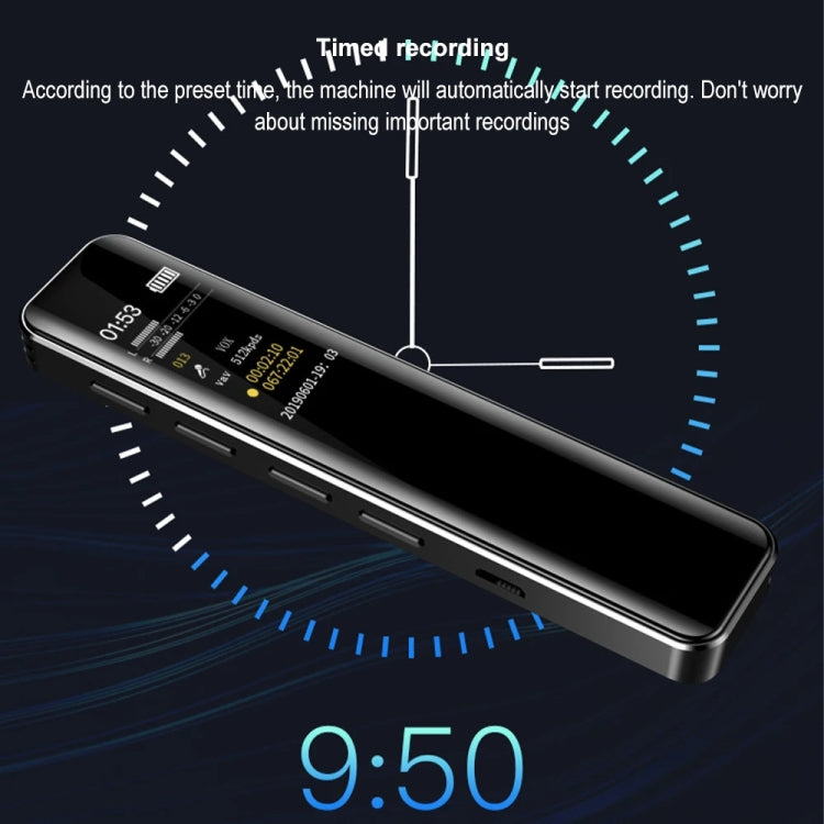 G1 0.96-Inch IPS Color Screen HD Smart Mini Noise Reduction Timer Recorder Reluova