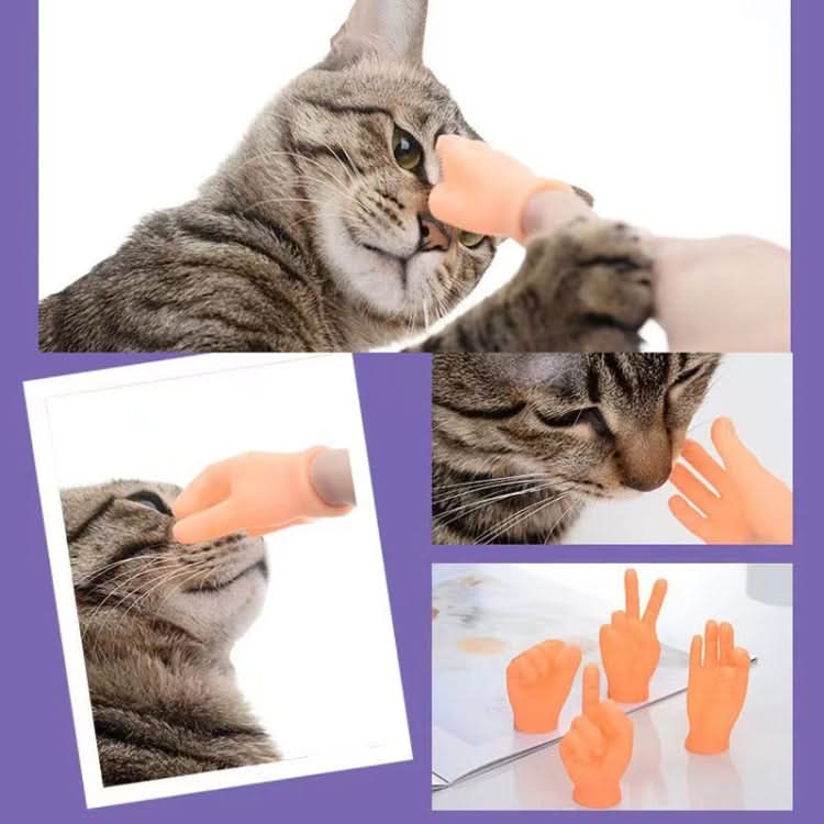 Pet Finger Holder Mini Rubber Toys High Elasticity Jerking Cat Artifact - Reluova