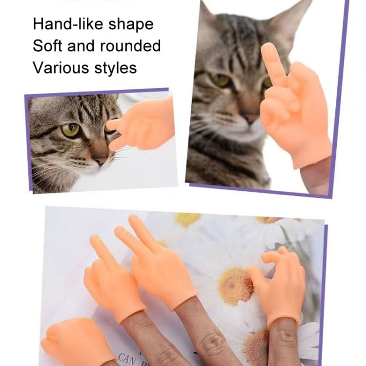 Pet Finger Holder Mini Rubber Toys High Elasticity Jerking Cat Artifact - Reluova