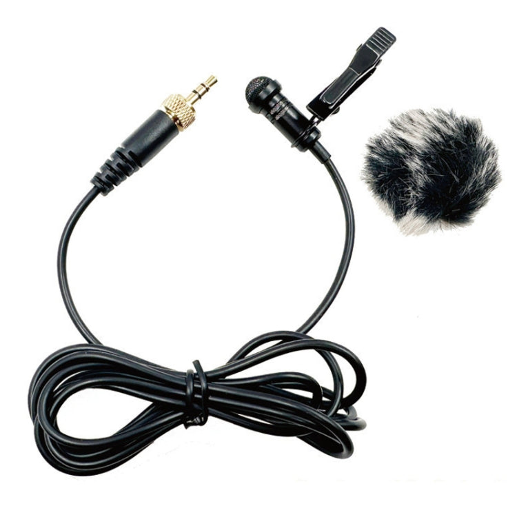 3.5mm Straight Internal Thread Plug Wireless Transmitting Lavalier Microphone Reluova