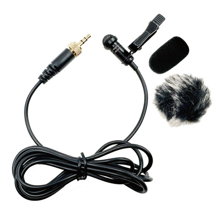 3.5mm Straight Internal Thread Plug Wireless Transmitting Lavalier Microphone Reluova