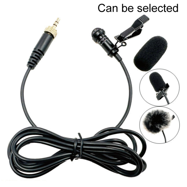 3.5mm Straight Internal Thread Plug Wireless Transmitting Lavalier Microphone Reluova