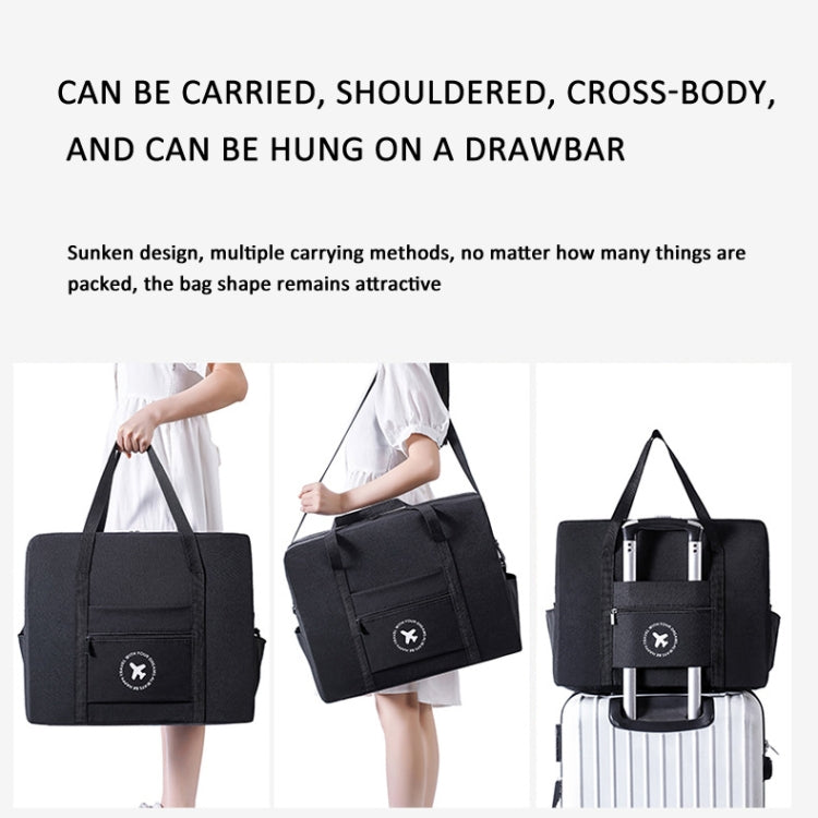 Foldable Travel Bag Shoulder Bag Airplane Suitcase For Camping Hiking My Store