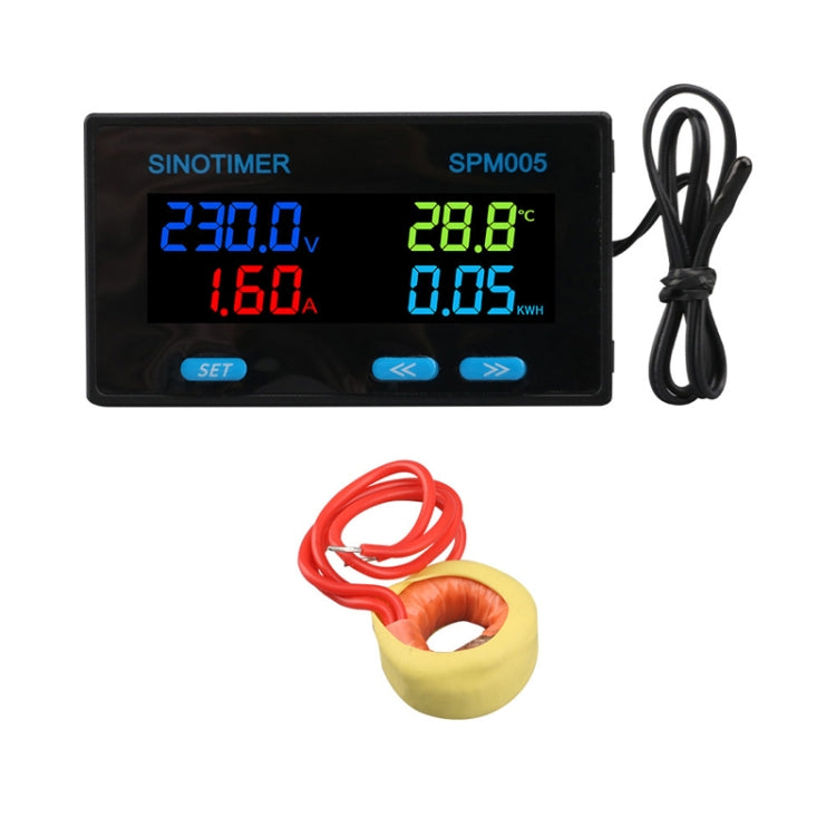 SINOTIMER SPM005 AC Digital Display Voltage Current Power Electricity Multifunctional Monitoring Meter Reluova