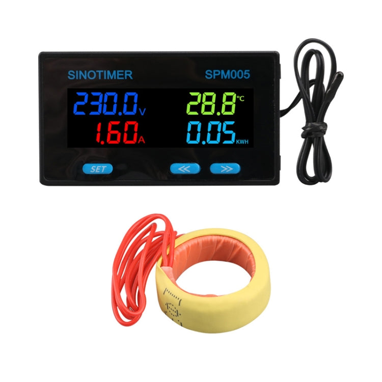 SINOTIMER SPM005 AC Digital Display Voltage Current Power Electricity Multifunctional Monitoring Meter Reluova