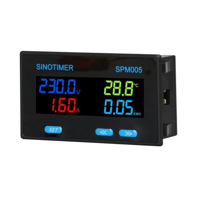 SINOTIMER SPM005 AC Digital Display Voltage Current Power Electricity Multifunctional Monitoring Meter Reluova