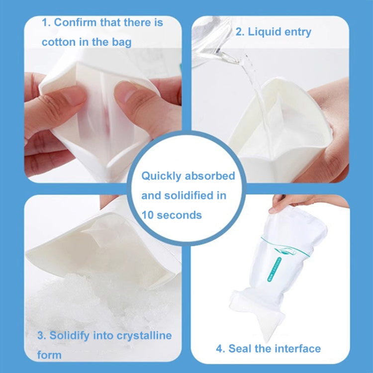 4pcs /Pack Car Disposable Emergency Rapid Coagulation Urine Bag Traffic Jam Pee Bag ÎҵÄÉ̵ê