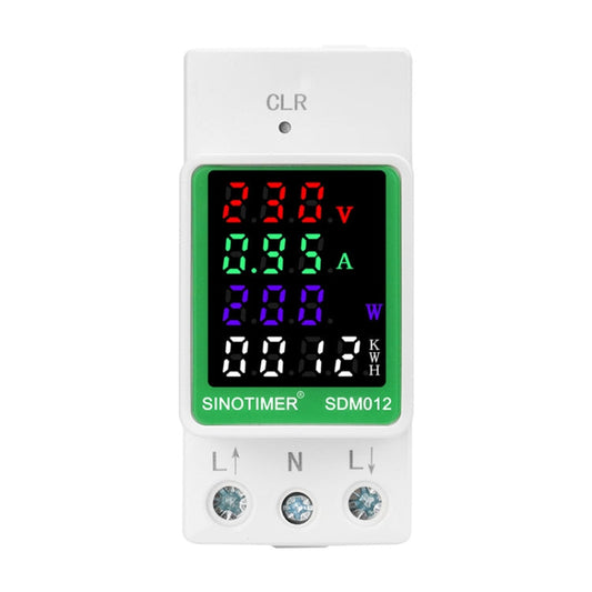 SINOTIMER DIN Rail AC Digital Display Current Voltage Power Electricity Multi-Function Tester Reluova